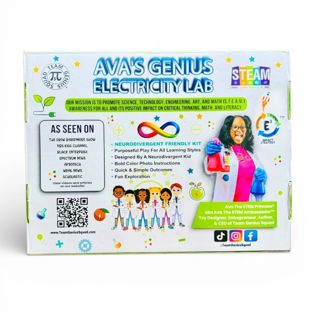 STEM-STEAM Electricity Lab Experiment Kit with Lab Coat