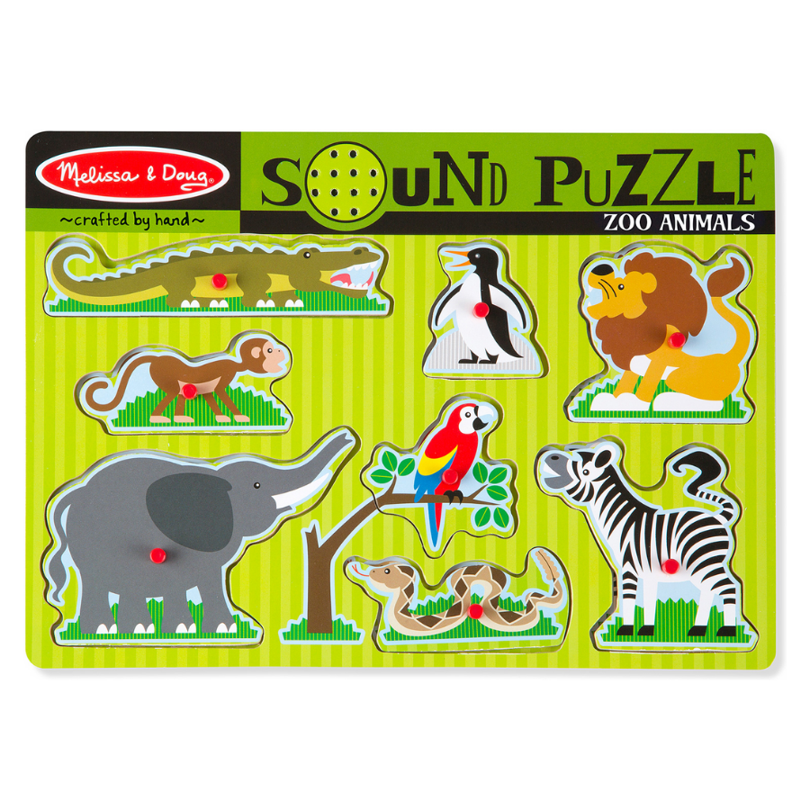 Zoo Animals Sound Puzzle Board