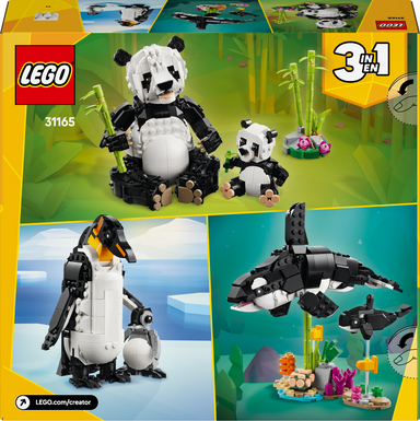 LEGO&reg; Creator 3in1 Wild Animals: Panda Family 31165