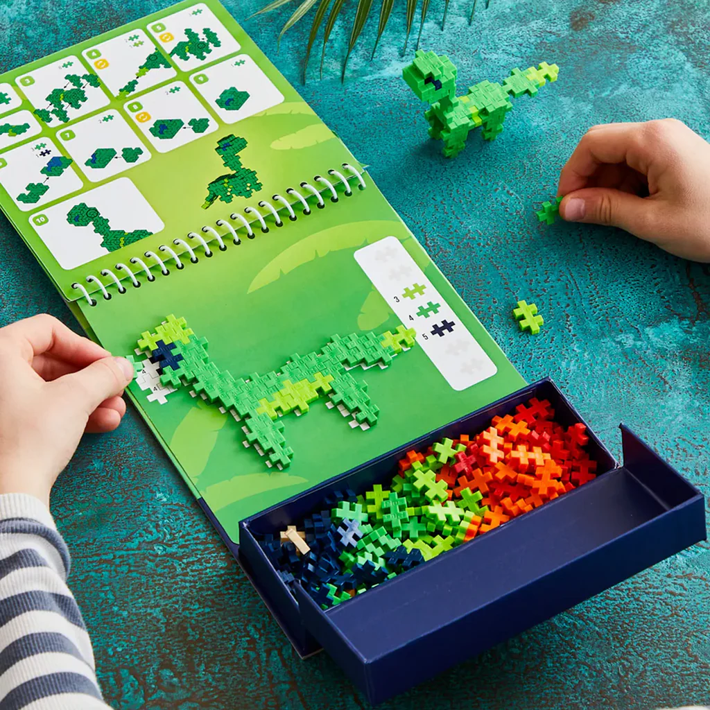 Plus Plus Activity Pad: Dinosaurs