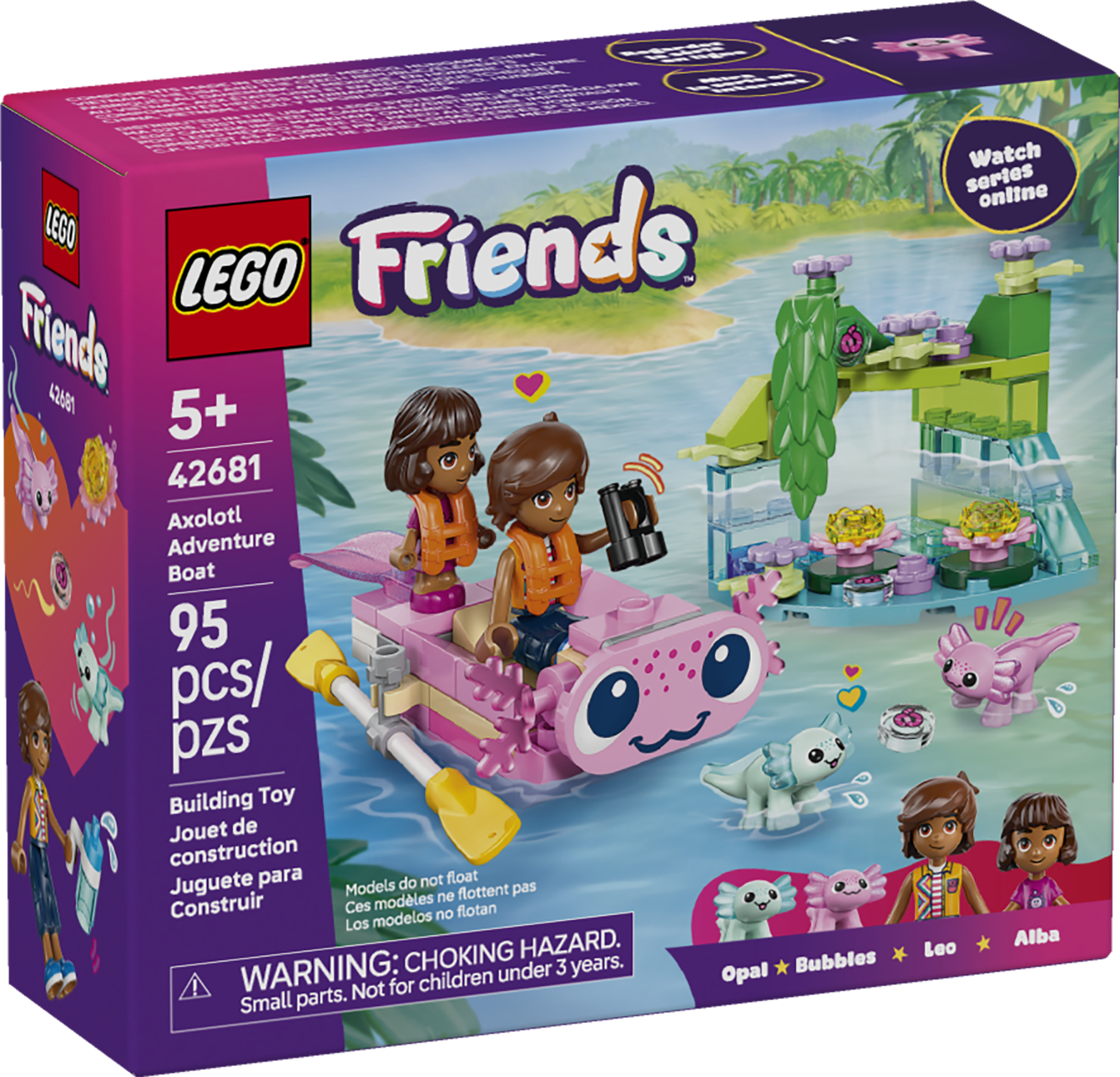 42681 LEGO&reg; Friends Axolotl Adventure Boat