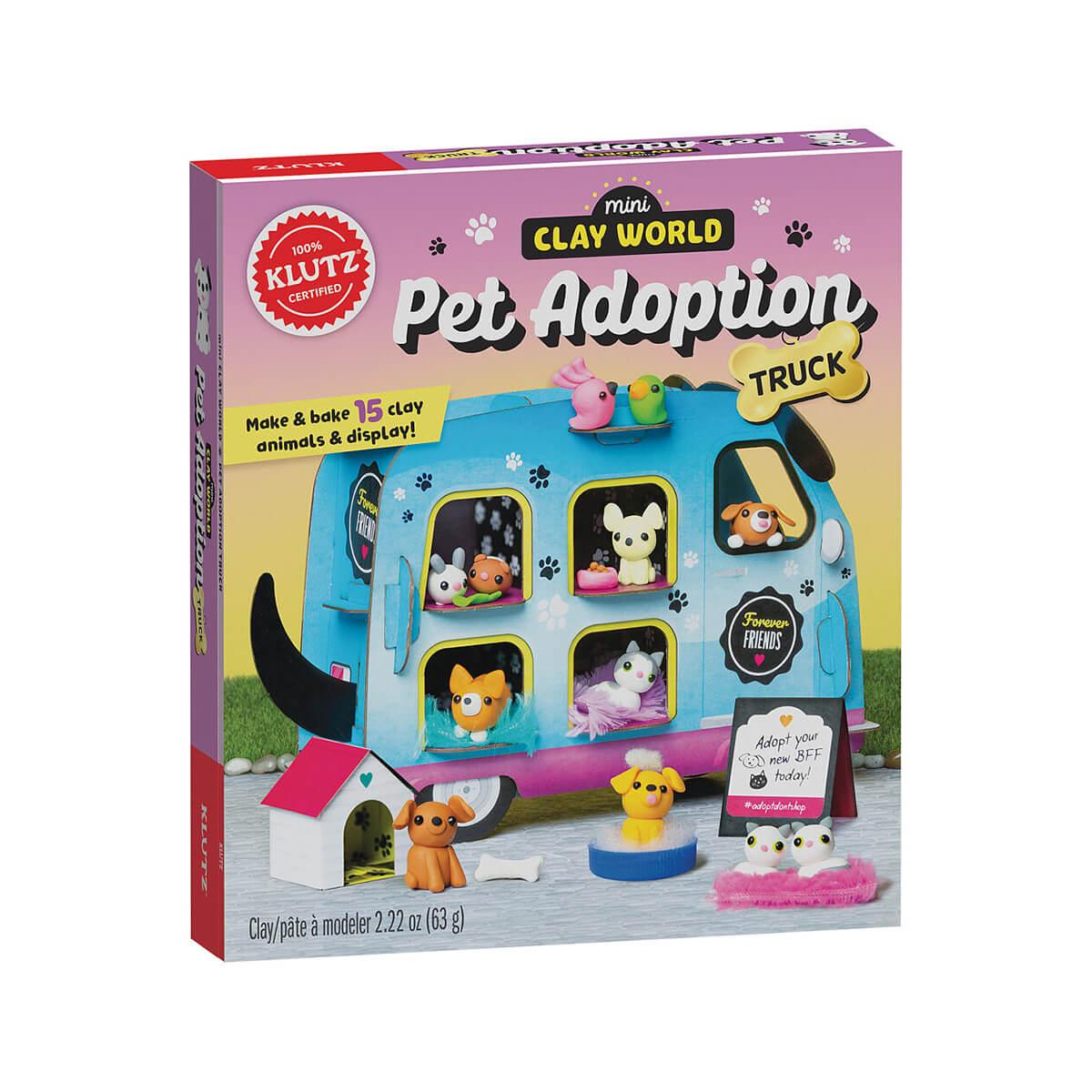 Mini Clay World Pet Adoption Truck