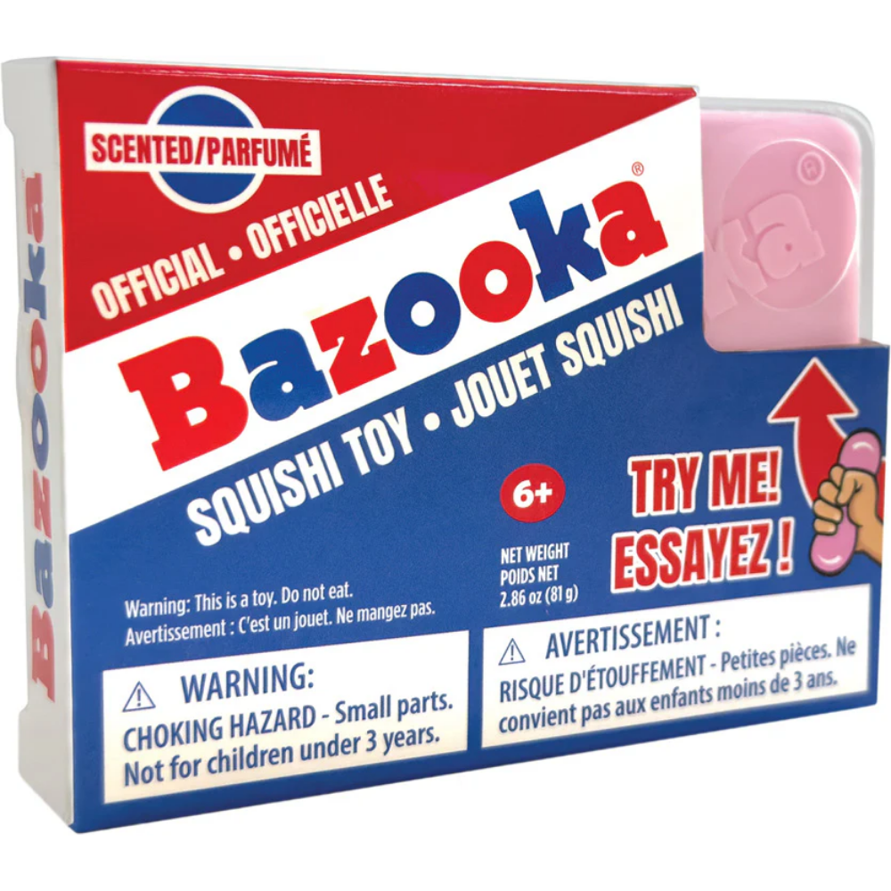 Bazooka Joe Gum Scented Squishi Toy