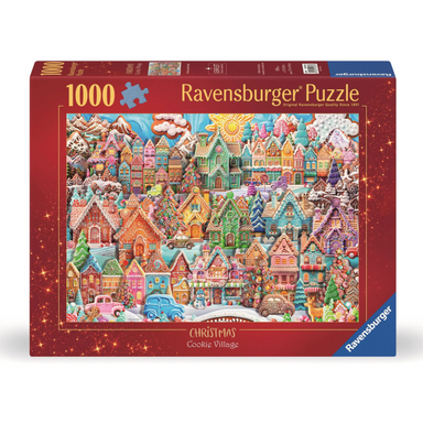 Christmas Cookie Village 1000pc