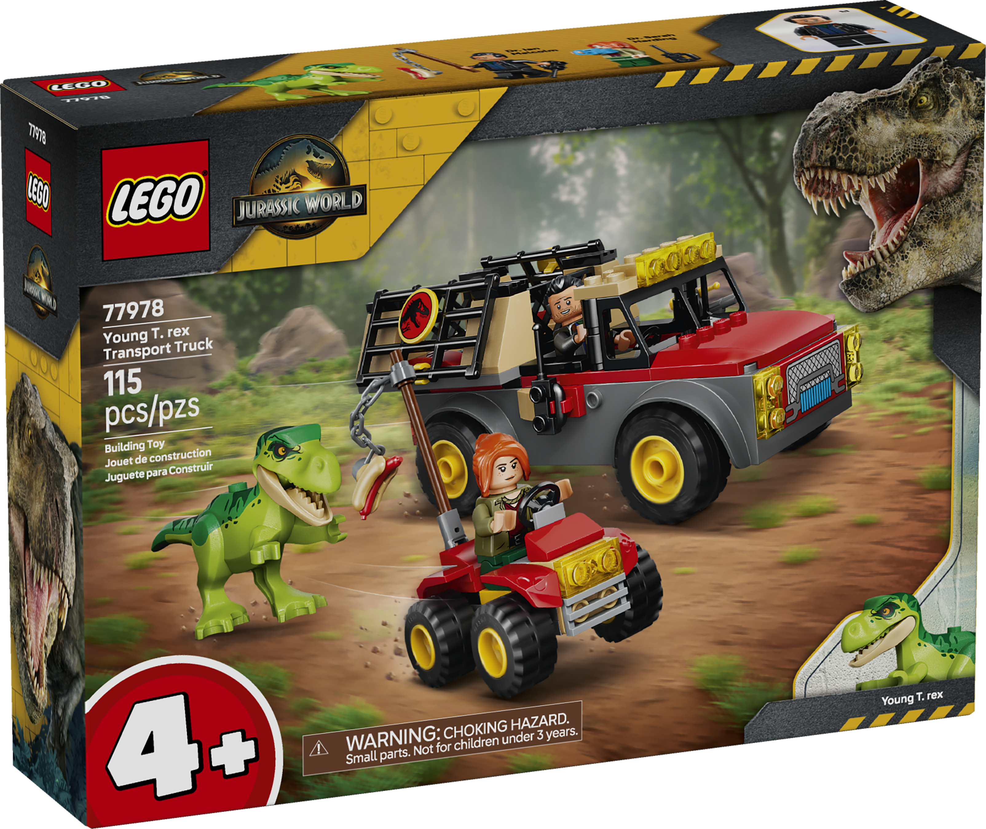 77978LEGO&reg; Jurassic World Young T. rex Transport Truck