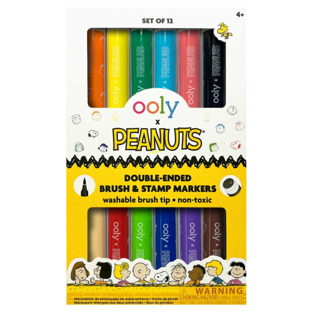 Peanuts Double-Ended Brush &amp; Stamp Markers