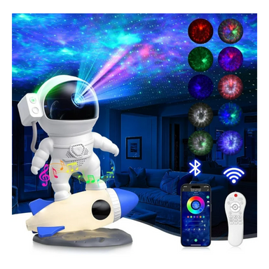 LED Projector &amp; Bluetooth Speaker - Rocketman