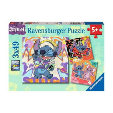 Stitch 3x49pc Puzzle