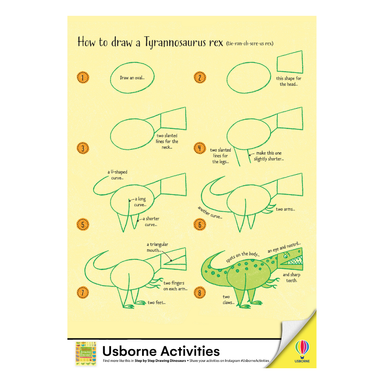 Step By Step Drawing Dinosaurs