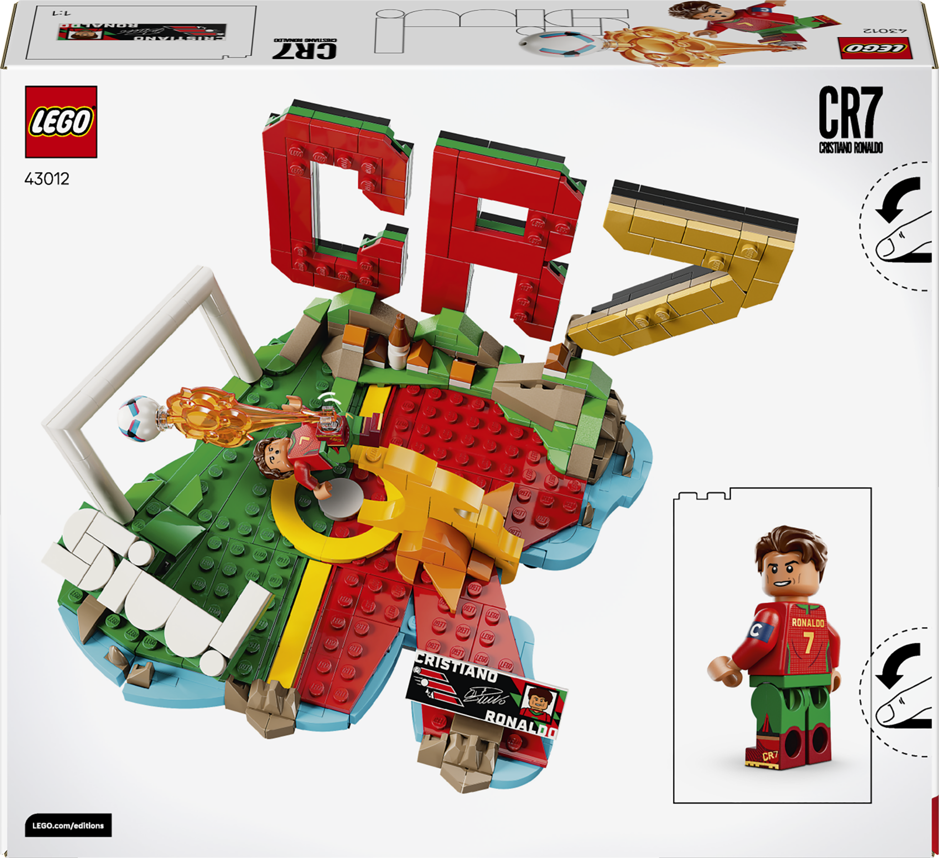 43012 LEGO&reg; Editions Cristiano Ronaldo &ndash; Soccer Highlights