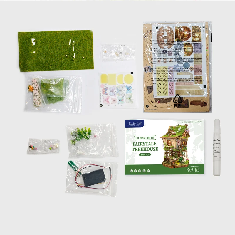 DIY Miniature Kit Fairytale Tree House