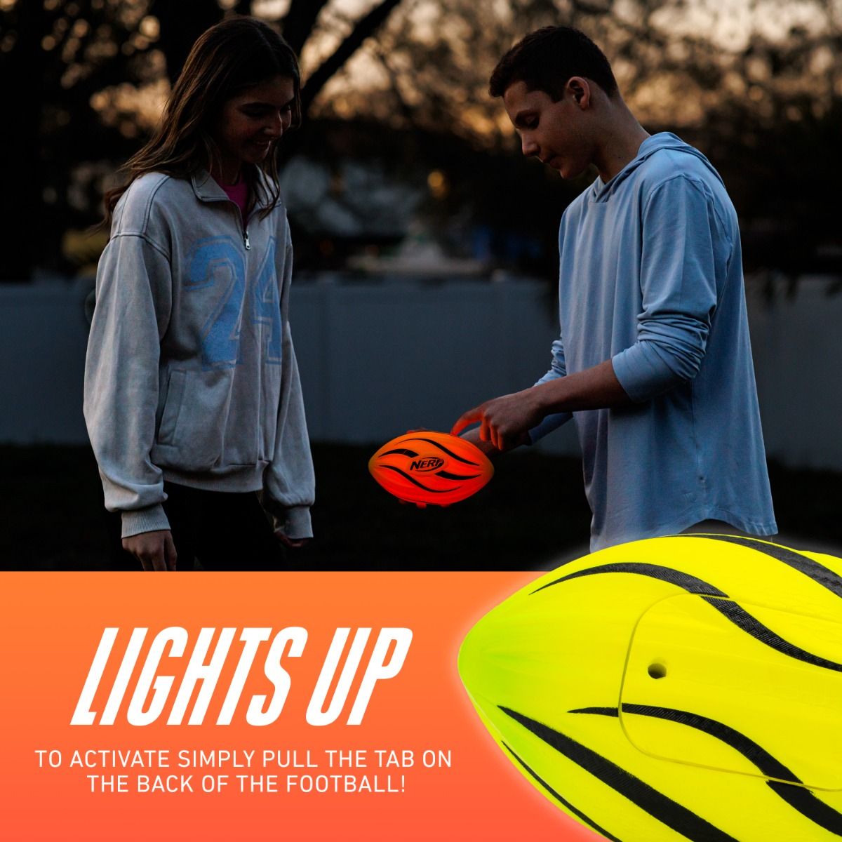 NERF Lighstrike Football