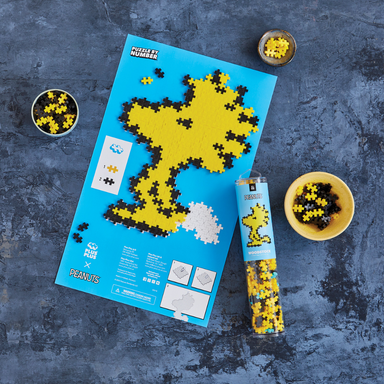 Peanuts Puzzle By Number Tubes Asst