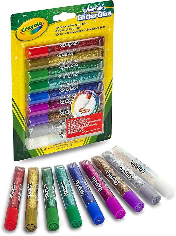 Crayola Glitter Glue - 9 Pack