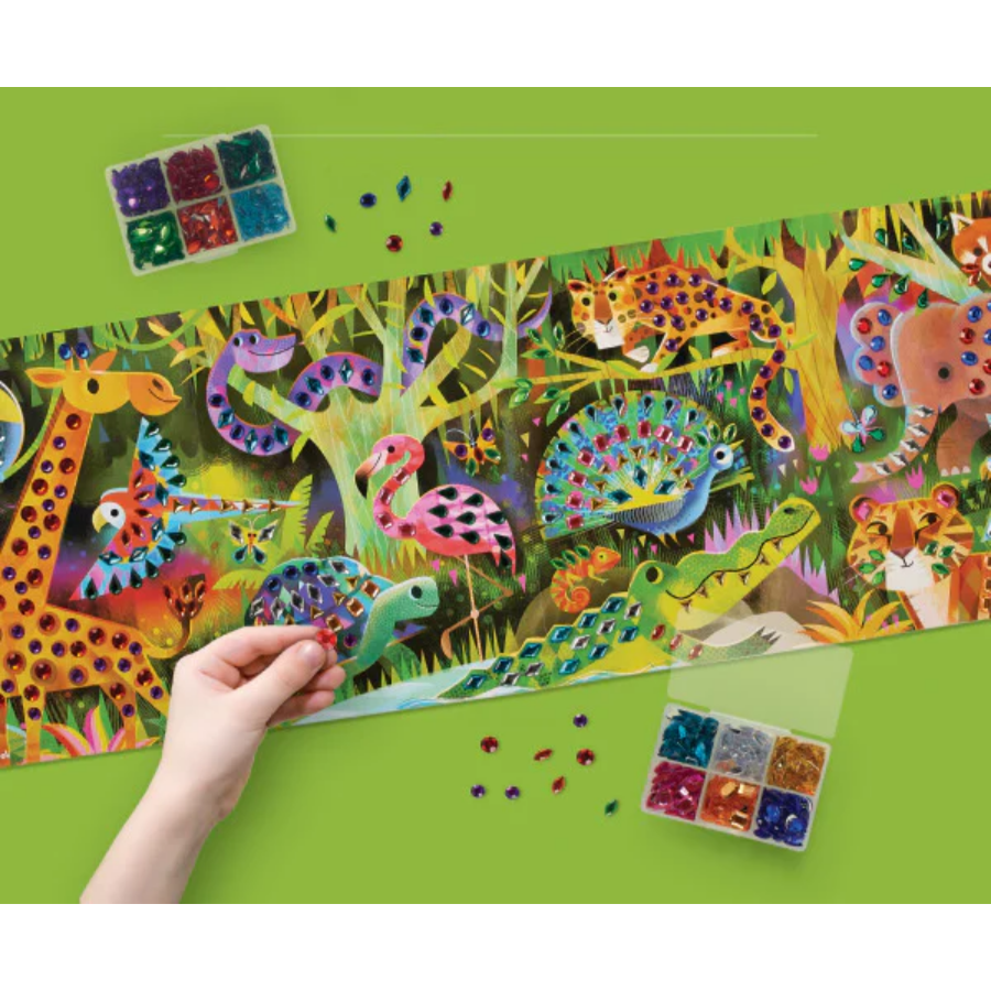 Jewel Art Poster - Jungle Paradise