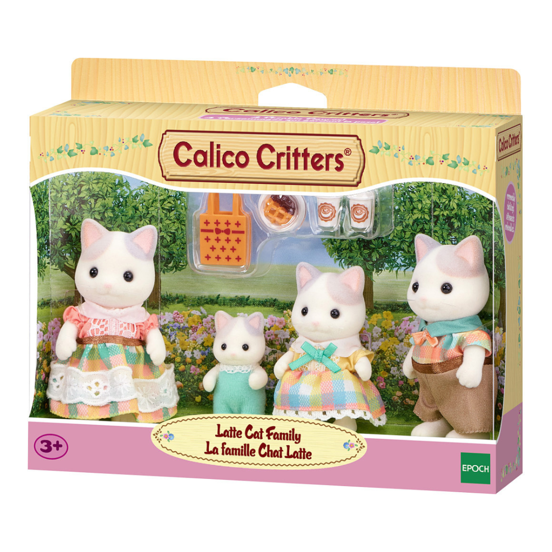 Calico Critters Latte Cat Family