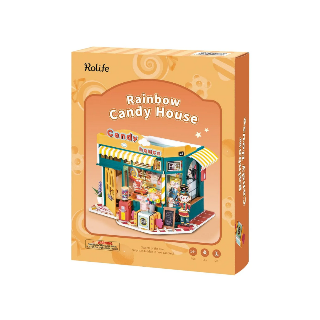 DIY Miniature Kit: Rainbow Candy House