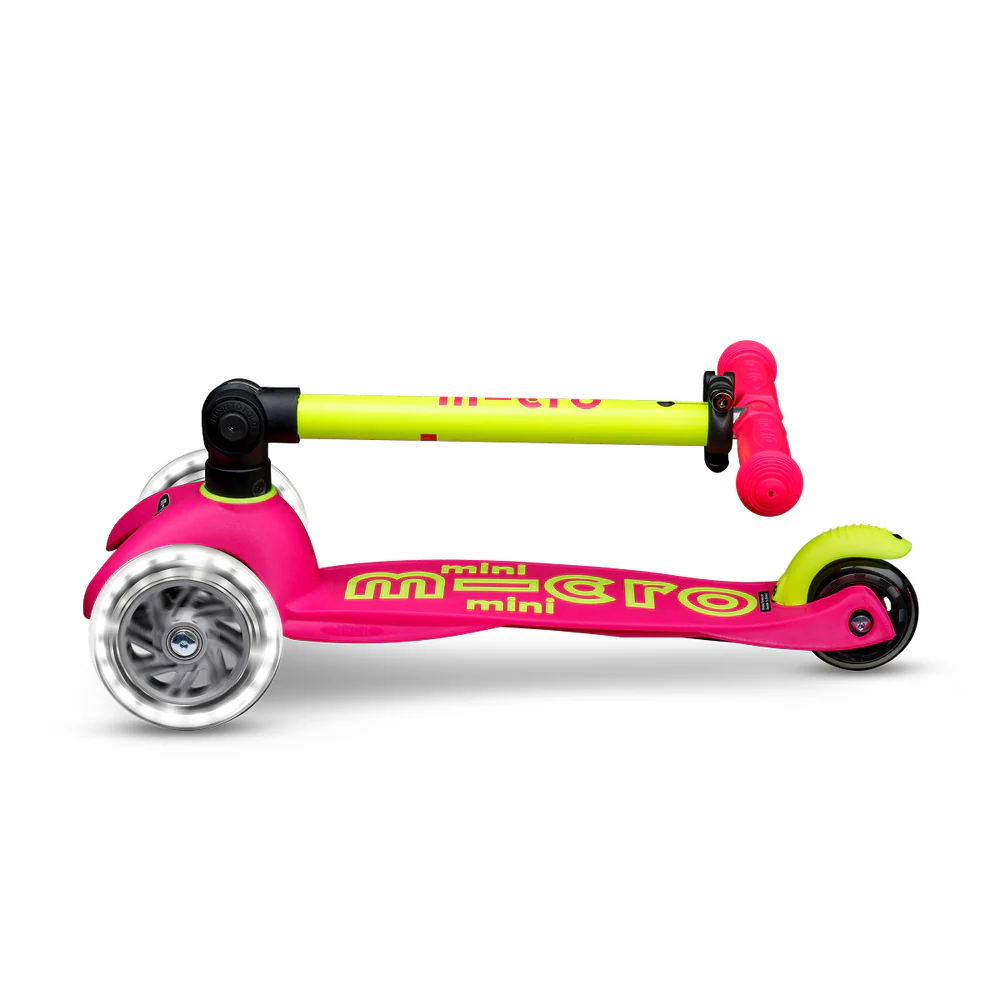 Micro Mini Deluxe Foldable Neon LED - Flamingo Yellow