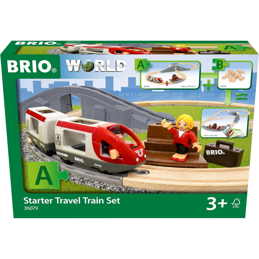 BRIO Starter Travel Train Set