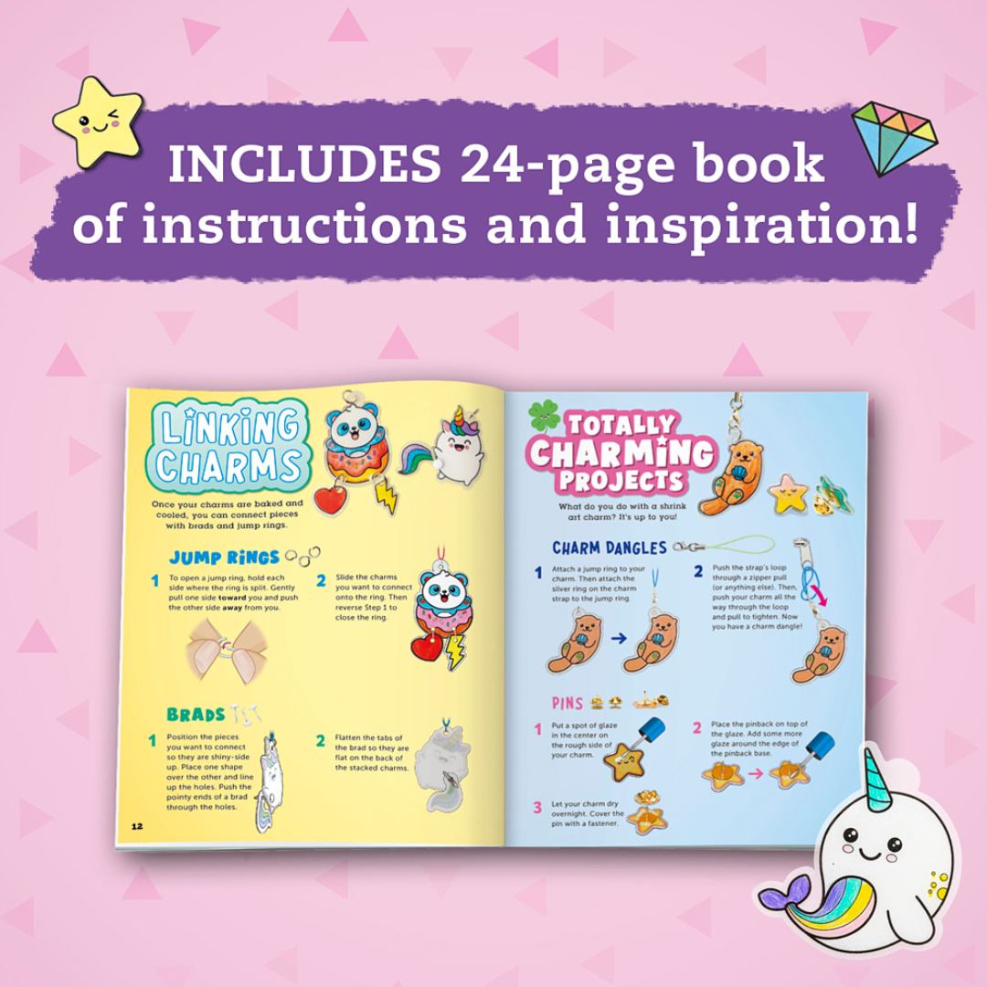 Color &amp; Shrink Charms - Kawaii Style