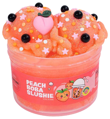 PeachyBBies: Peach Boba Slushie