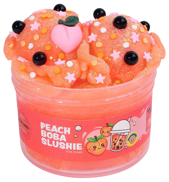 PeachyBBies: Peach Boba Slushie
