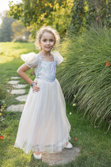 Rainbow Sherbert Sparkle Dress Size 5-6
