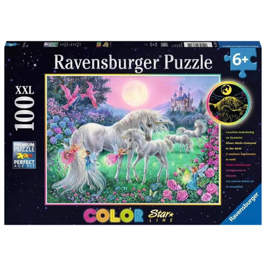 Unicorns in the Moonlight 100pc Puzzle