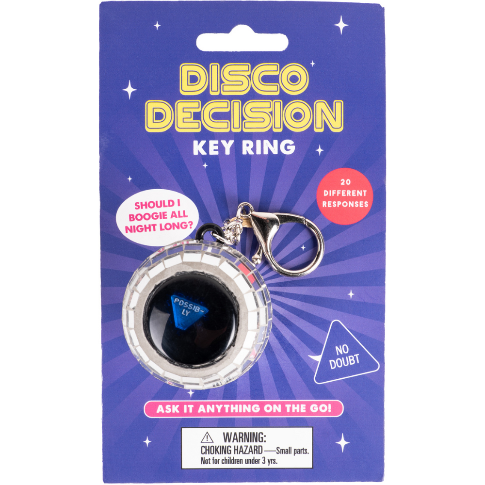 Disco Decision Ball Keychain