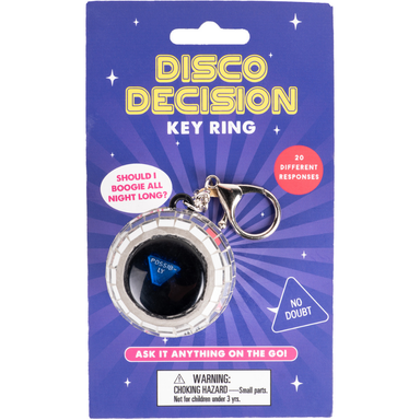 Disco Decision Ball Keychain