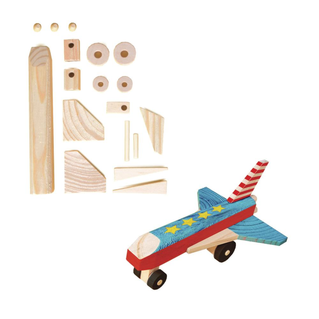 Paint Your Own 4 in 1 Wooden Vehicles