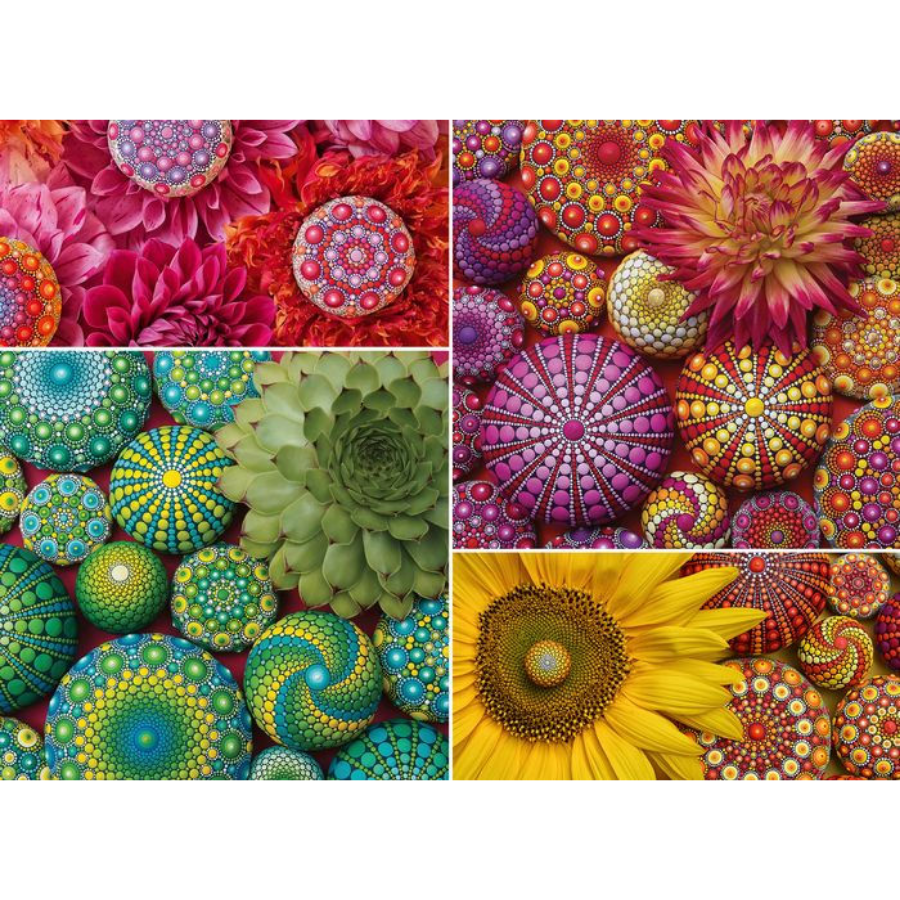 Elspeth McLean: Mandala Blooms 500pc Puzzle