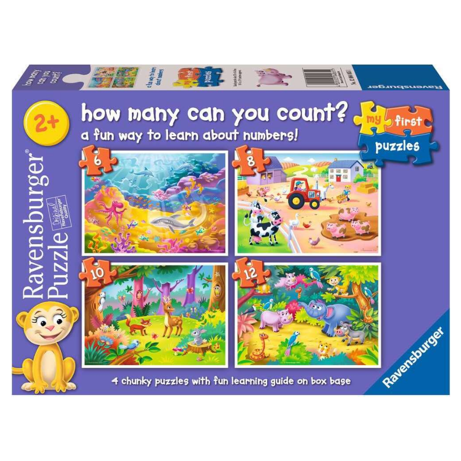 My First Puzzle How Many Can you Count 6,8,10,12pc Puzzle