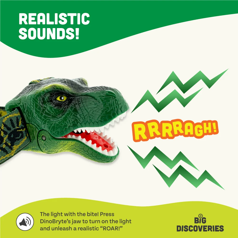 DinoBryte Dinosaur Headlamp