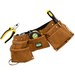 Kids Deluxe Tool Set with Leather Tool Belt &amp; Safety Goggles