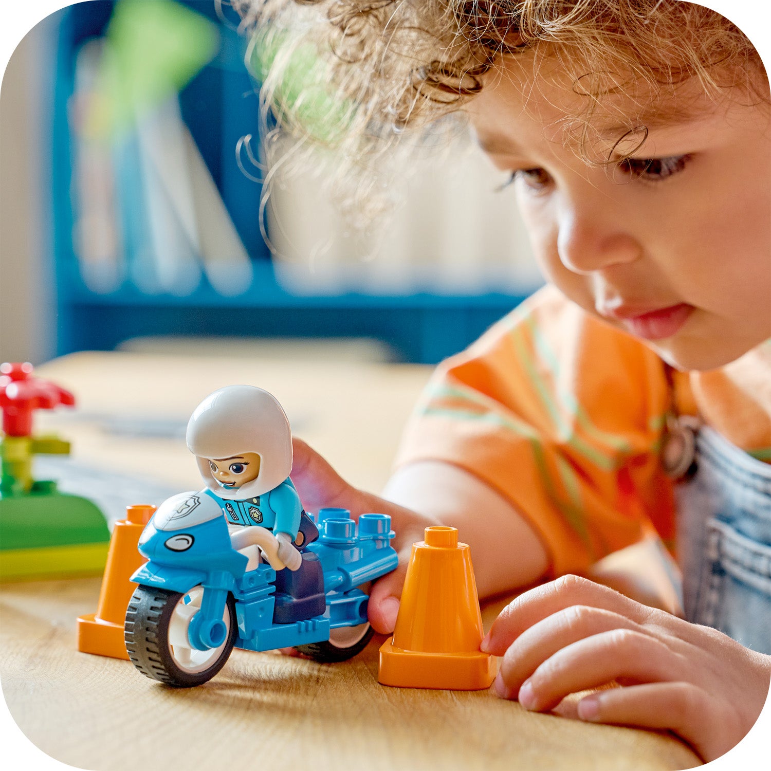 10471 LEGO&reg; DUPLO&reg; Town Blue Police Motorcycle