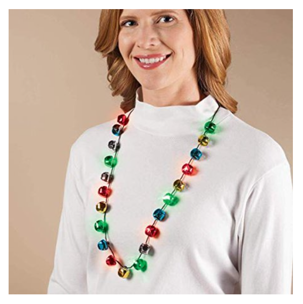 Light Up Jingle Bell Necklace