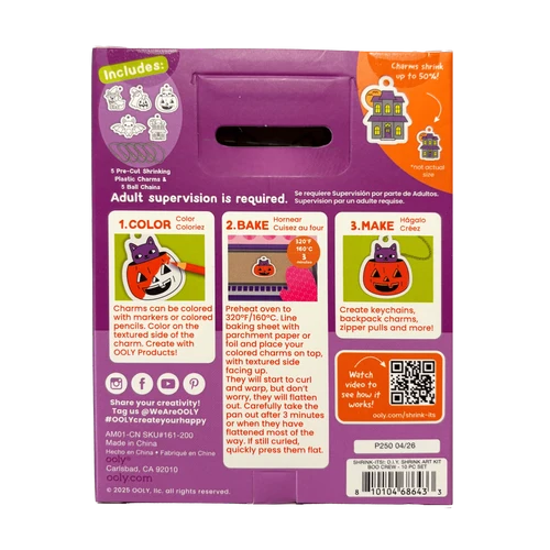 Shrink-Its! Mini DIY Shrink Art Kit: Boo Crew