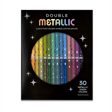 Double Metallic Dual Ended Colored Pencils