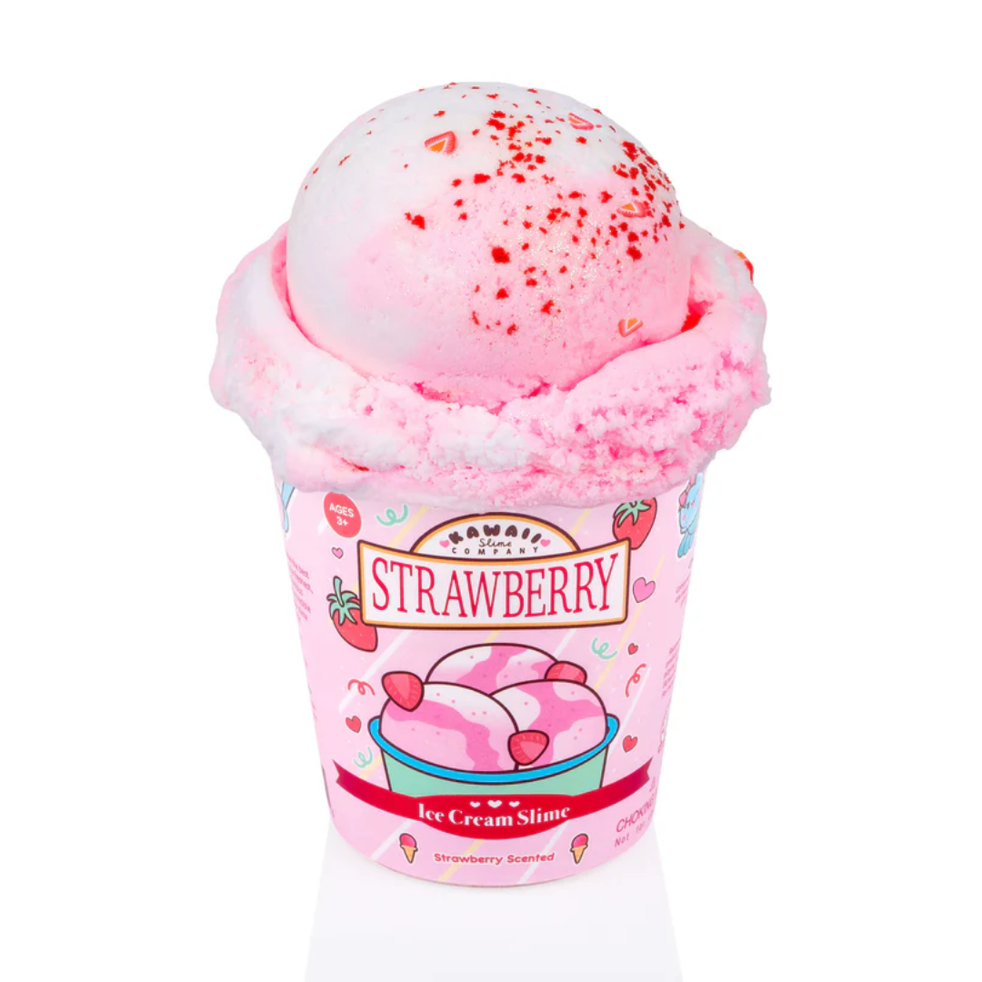 Strawberry Scented Ice Cream Pint Slime