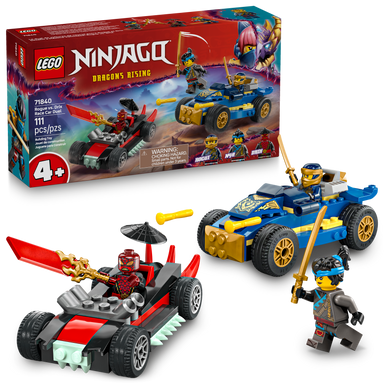 LEGO NINJAGO Rogue vs. Drix Race Car Duel 71840