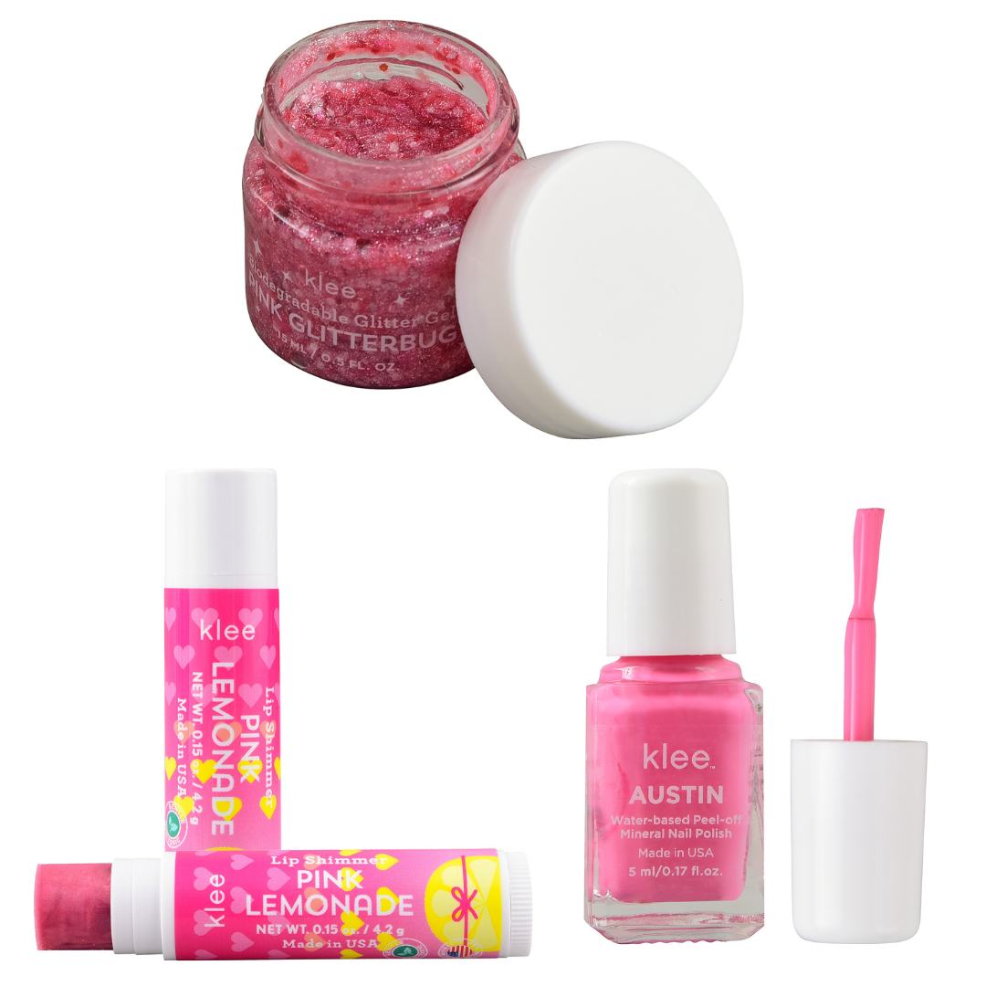 Pink Sugar Swirls Makeup Kit