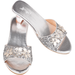 Slipper High Heel Mariona Silver Size 10-11
