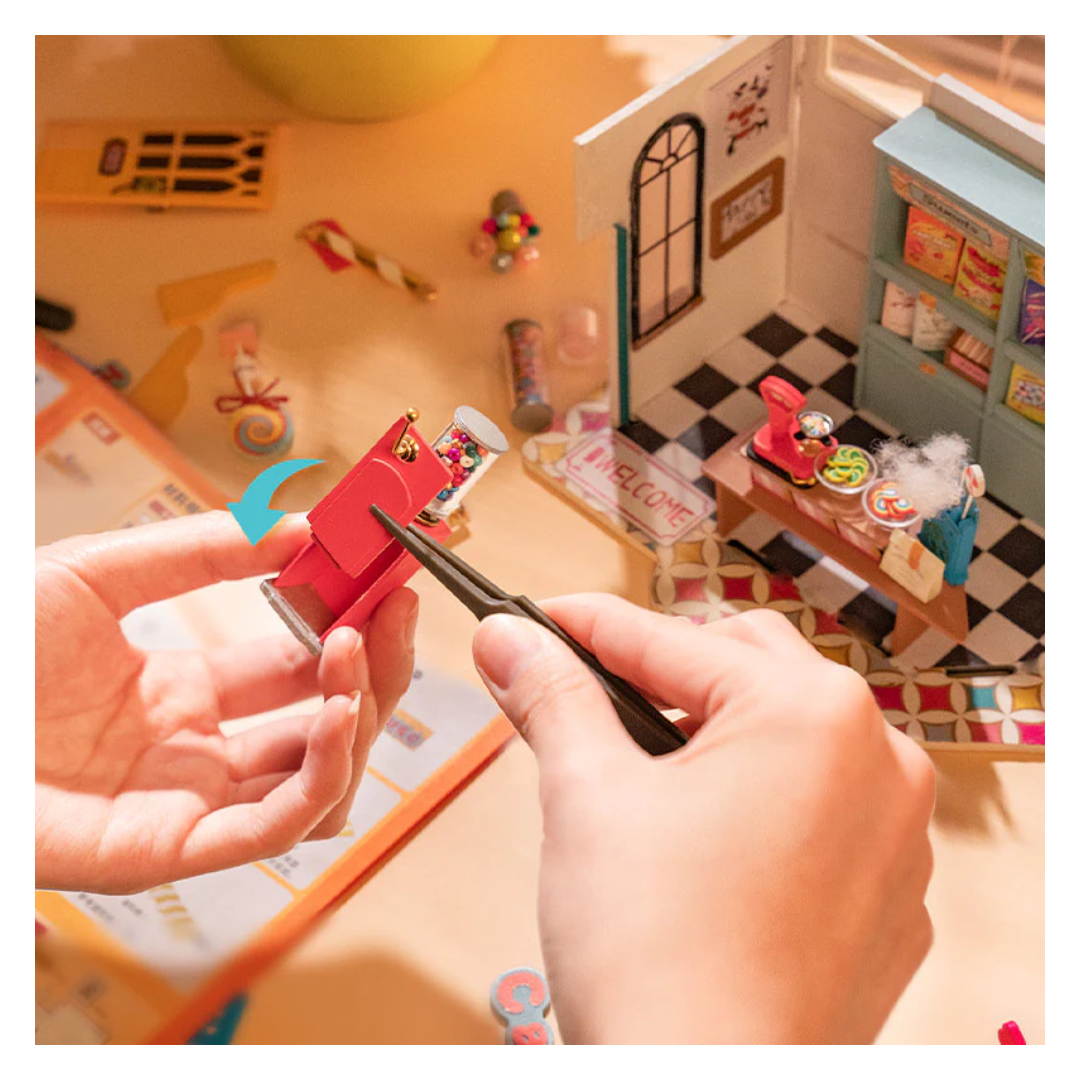 DIY Miniature Kit: Rainbow Candy House