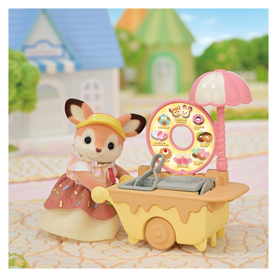 Calico Critters Dip Dip Donuts Wagon