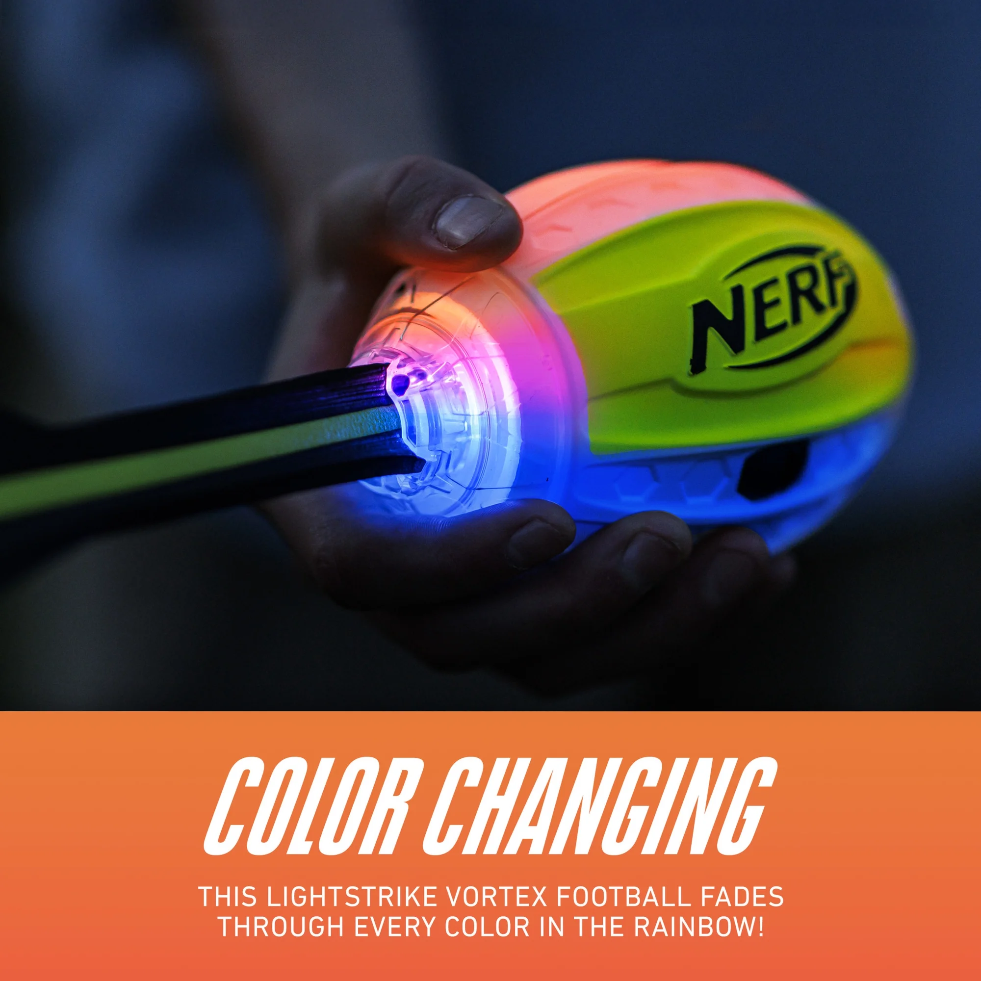 NERF Lighstrike Vortex Howler Football