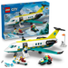 LEGO&reg; City Emergency Air Ambulance Plane, Airplane Toy Building Set 60465