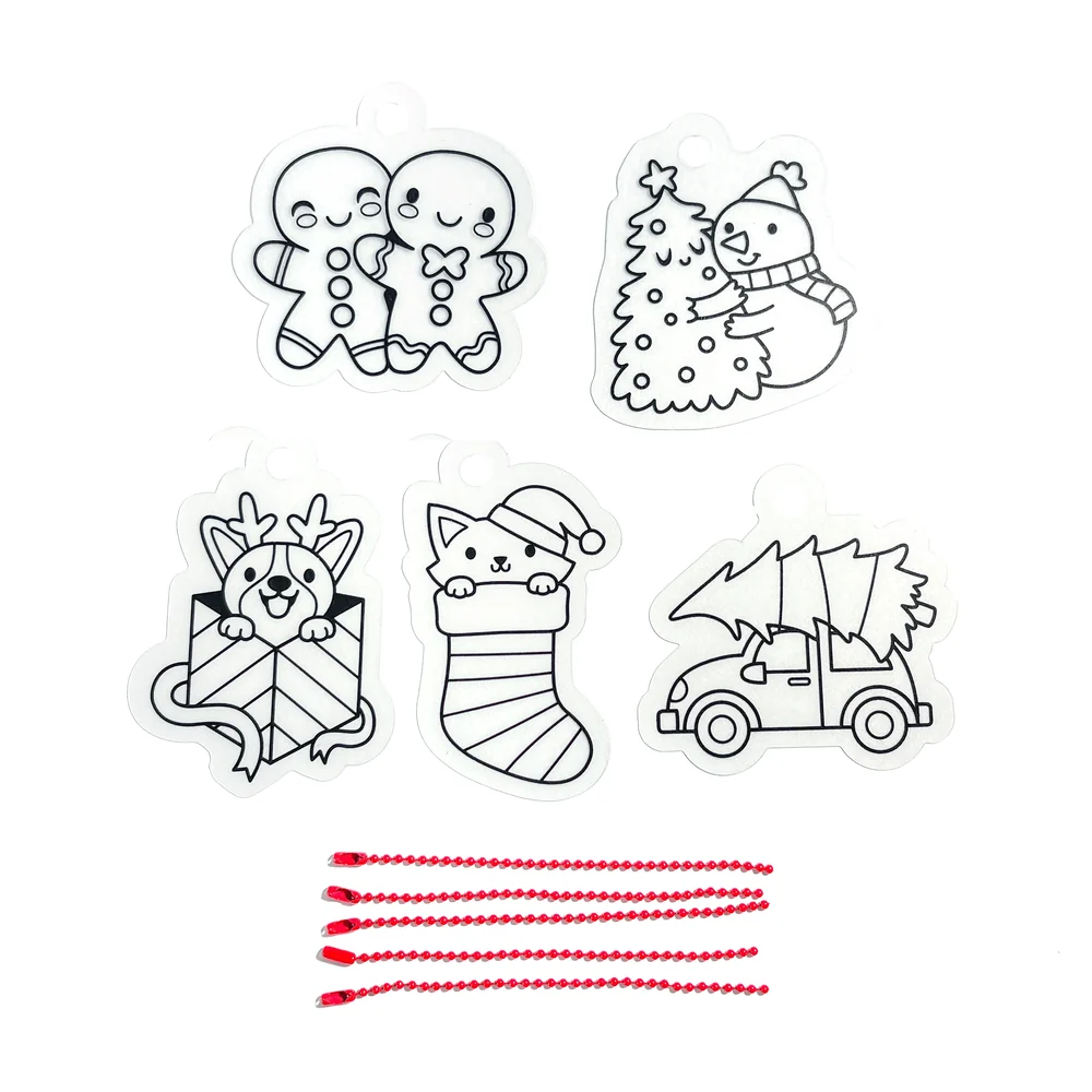 Shrink-Its! Mini DIY Shrink Art Kit: Holly Jolly