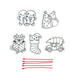 Shrink-Its! Mini DIY Shrink Art Kit: Holly Jolly