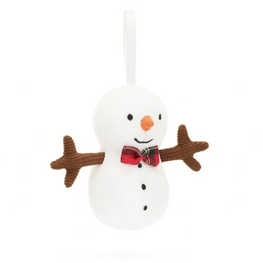 Festive Folly Snowman Ornament